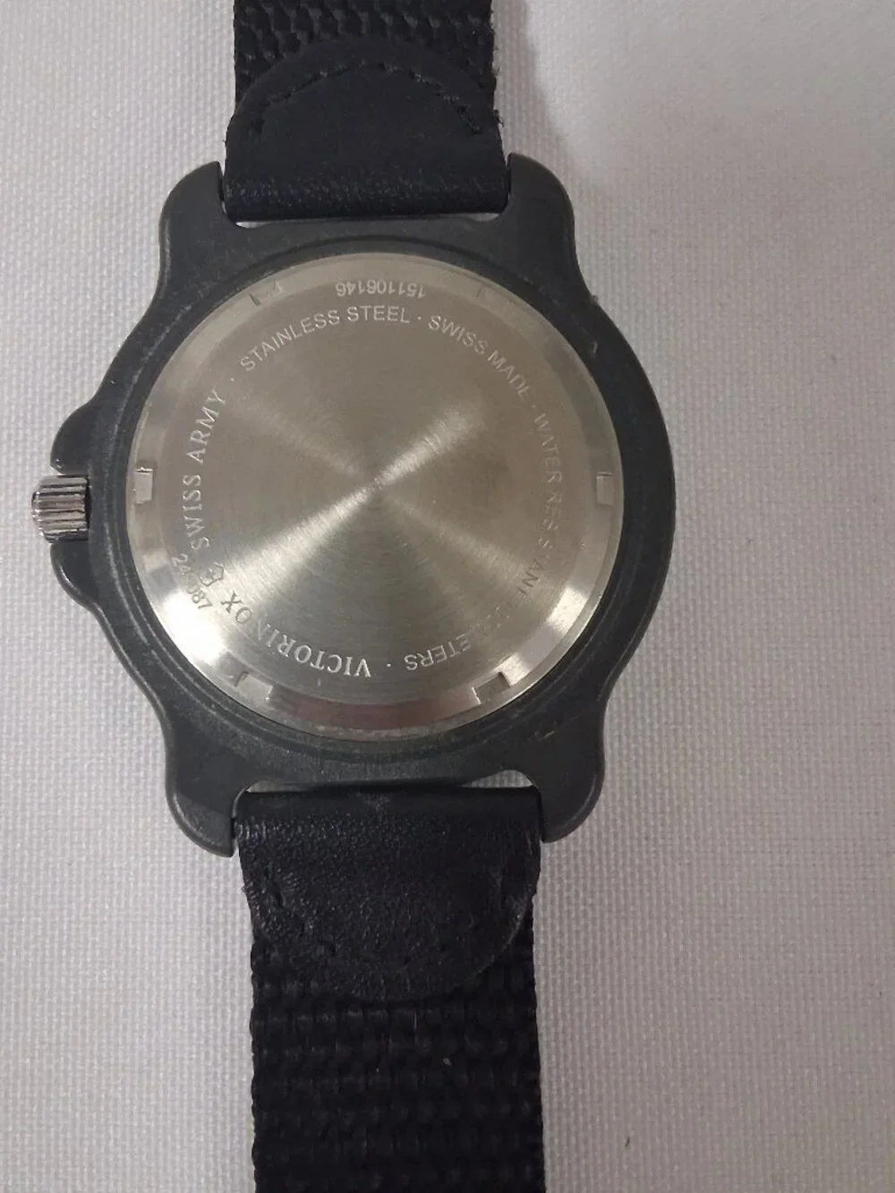 Victorinox Men’s Original XL Black Stainless Steel Watch 249087